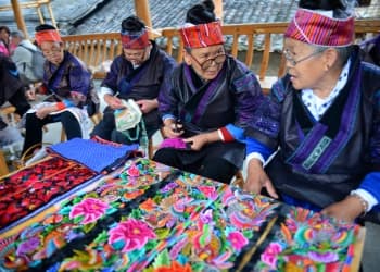Miao embroidery
