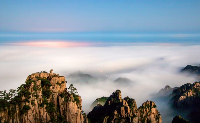 Huangshan sea of clouds Huangshan sea of clouds