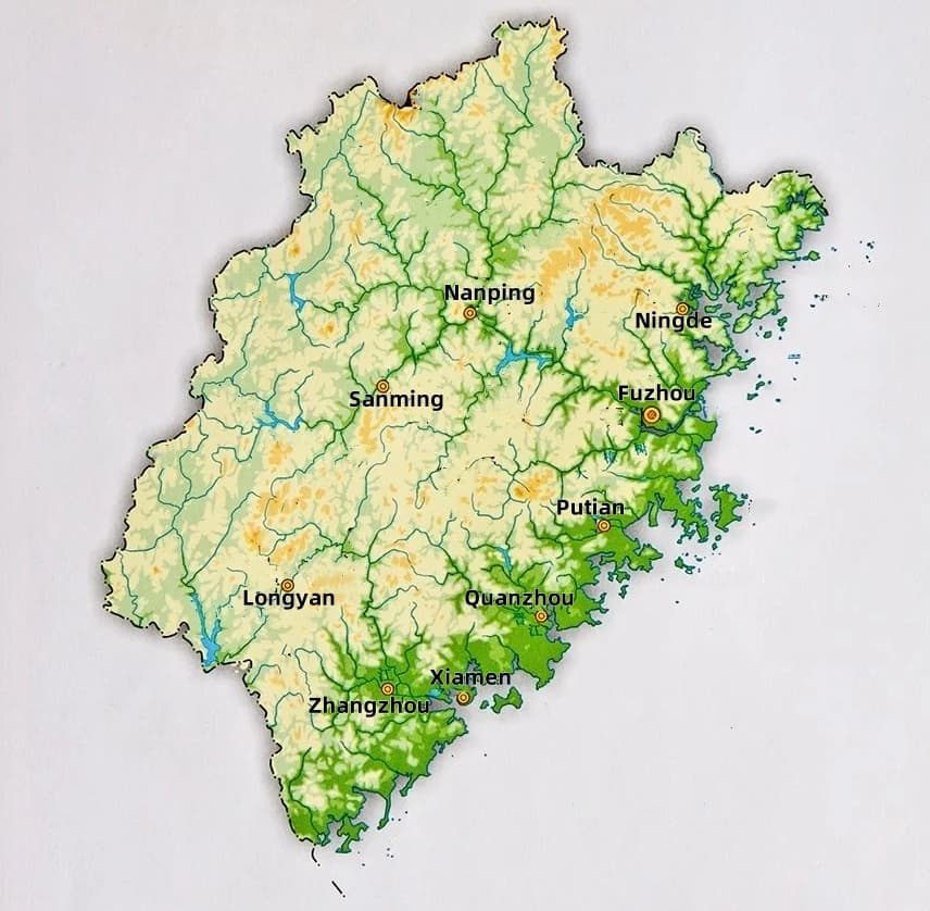 fujian-maps