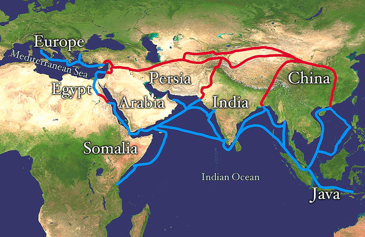ancient silk road route map.png ancient silk road route map.png