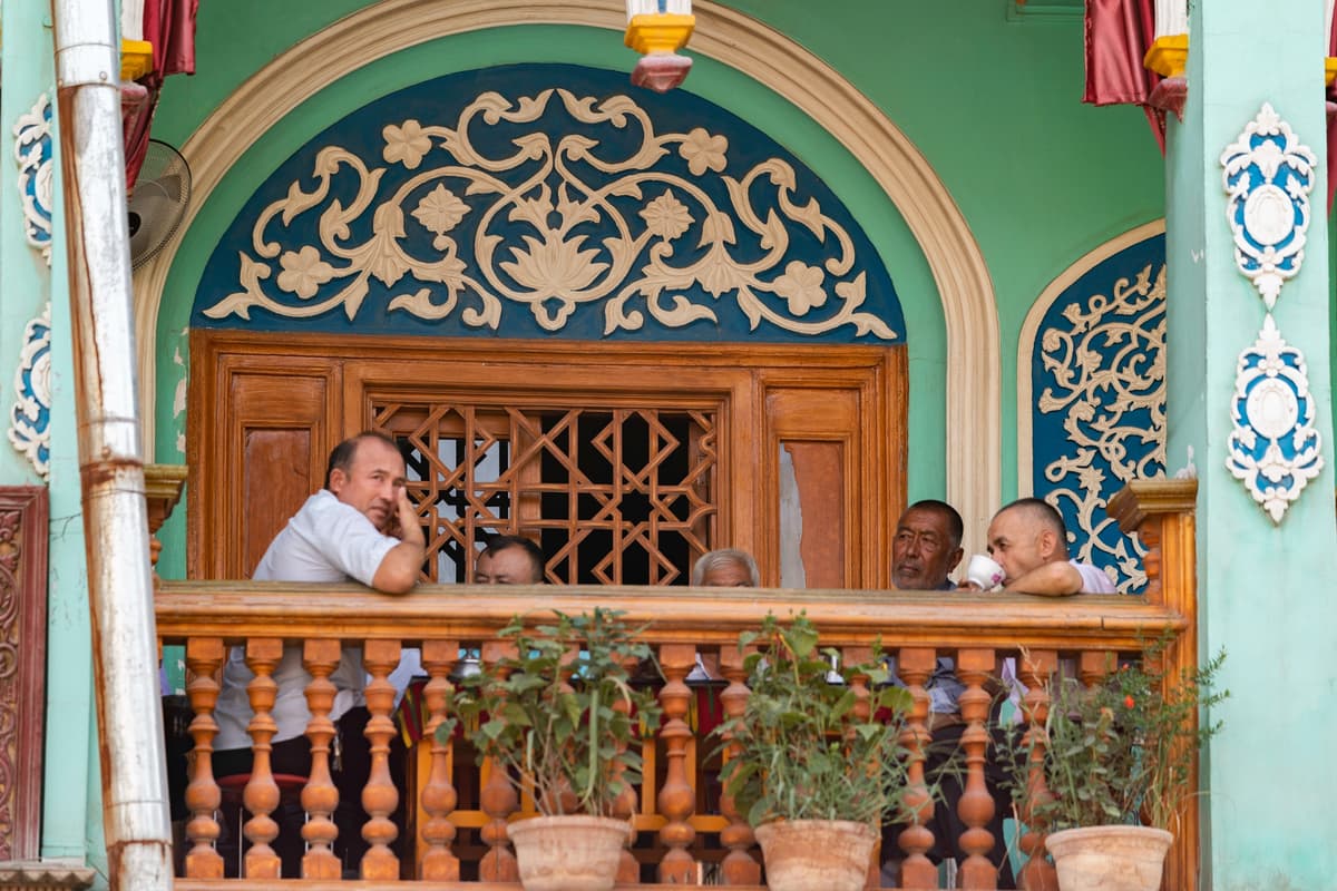 tea house in Kashgar.jpg tea house in Kashgar.jpg