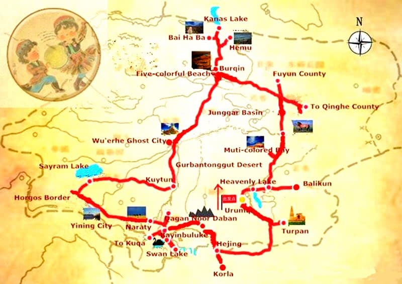 northern xinjiang tourism map.jpg northern xinjiang tourism map.jpg