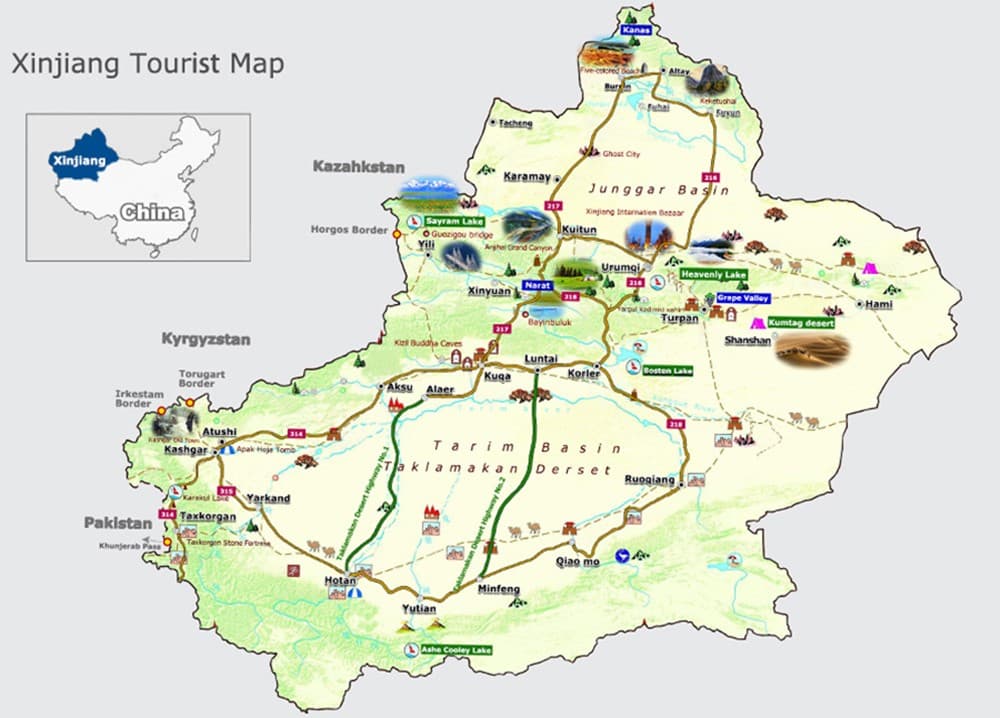 Xinjiang Tourism Map.jpg Xinjiang Tourism Map.jpg
