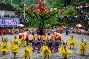 Miao nationality dance Miao nationality dance