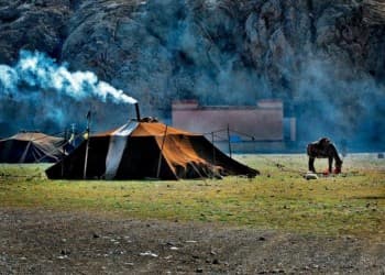 Black tent Black tent