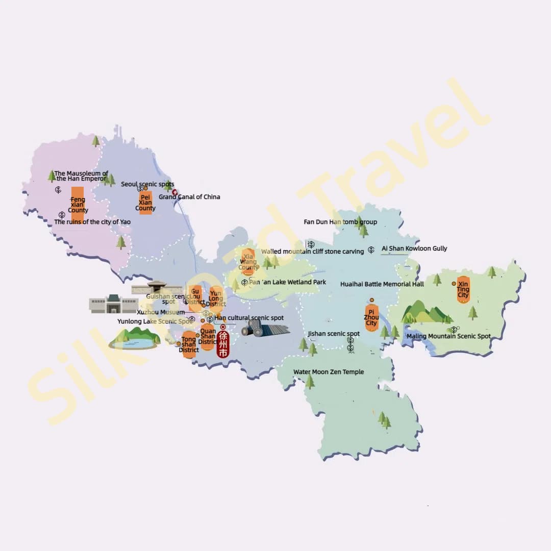 Xuzhou Map Xuzhou Map