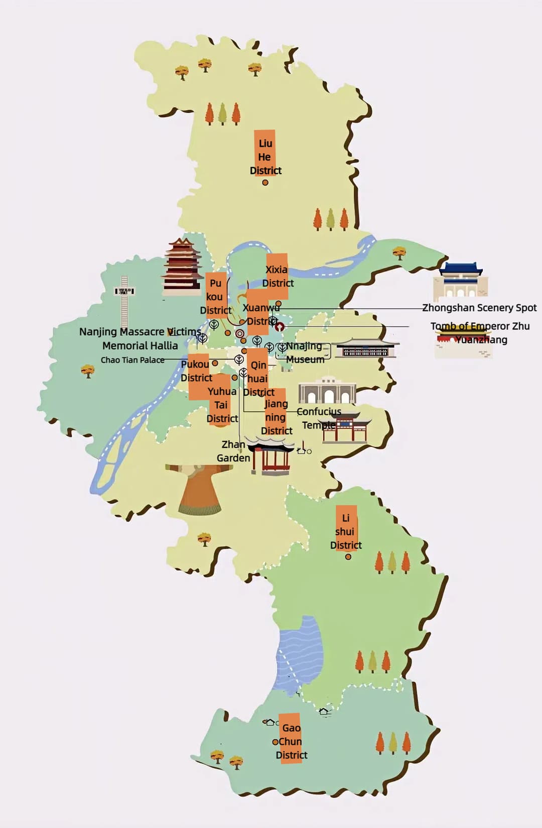 Nnajing Tourist Maps Nnajing Tourist Maps