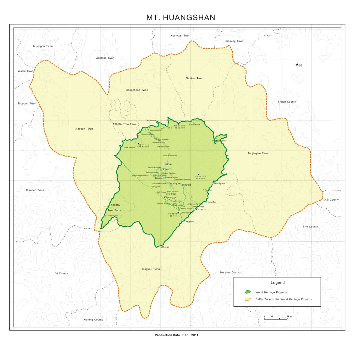 Huangshan World Heritage Map.jpg Huangshan World Heritage Map.jpg