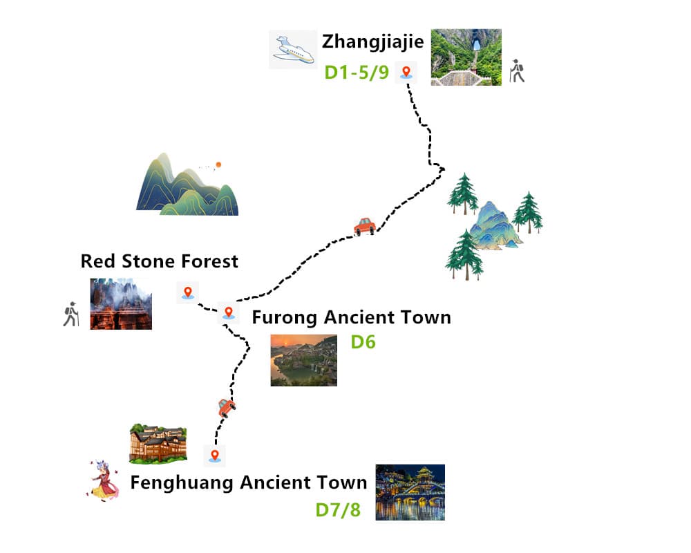 9-days-beautiful-zhangjiajie-fenghuang-tour 9-days-beautiful-zhangjiajie-fenghuang-tour