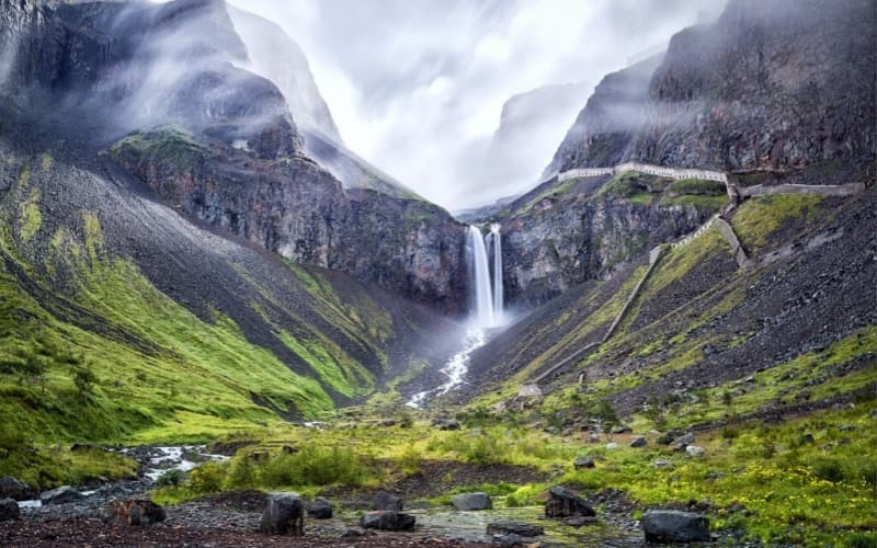 changbai-waterfall changbai-waterfall