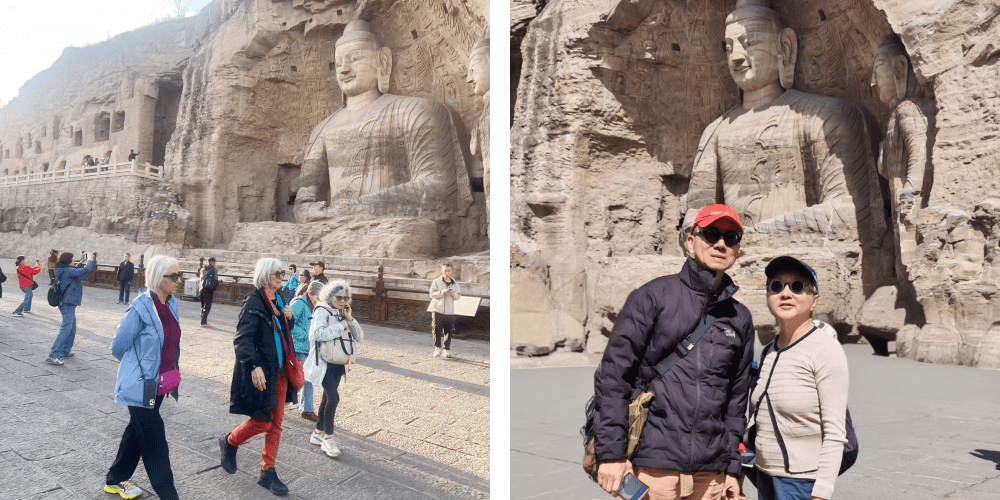 Our clients enjoy the Yungang Grottoes.png Our clients enjoy the Yungang Grottoes.png