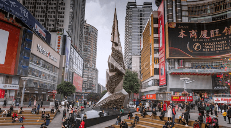 Jiefangbei Pedestrian Street.png Jiefangbei Pedestrian Street.png