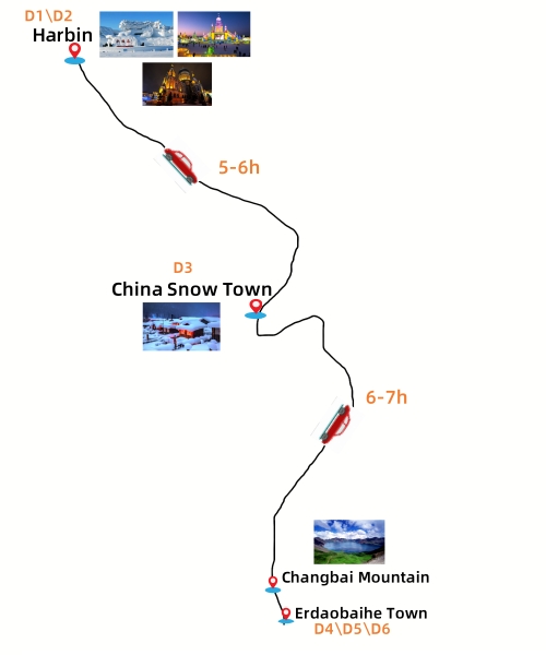 6-days-harbin-china-snow-town-changbai-mountain-winter-tour